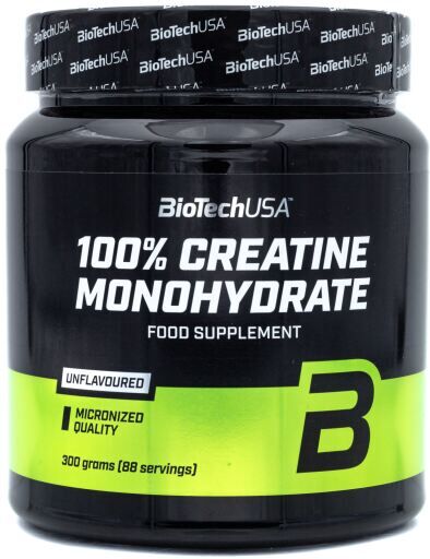 BiotechUSA 100% Creatine Monohydrate Unflavored 300g