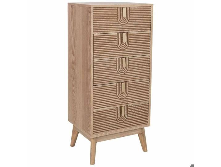 Commode en bois marron 45 x 36 x 100 cm (h)