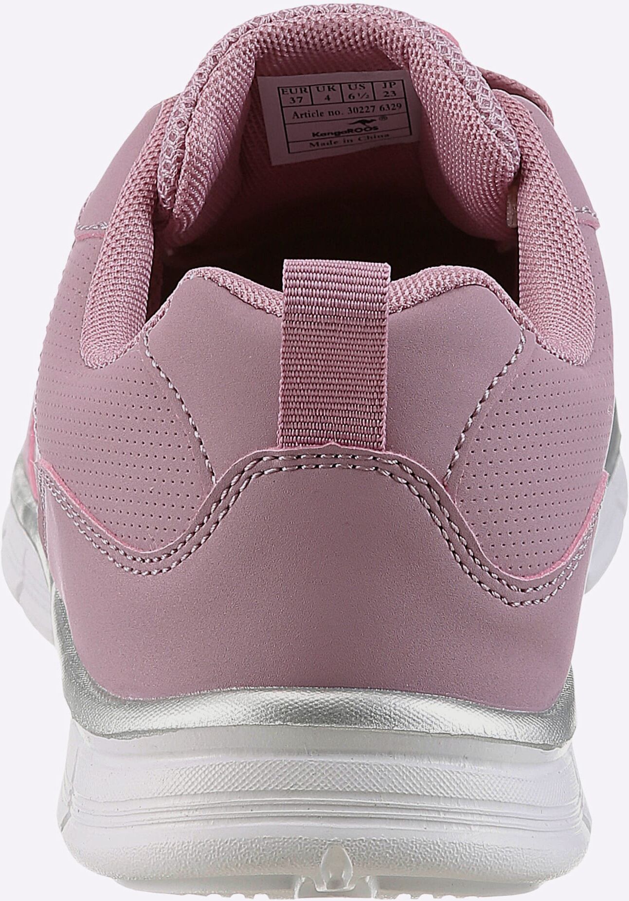 Sneaker KANGAROOS, Damen, Gr. 41, hortensie, Lederimitat, Schuhe Sneaker hortensie 41