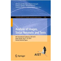 Analysis of Images, Social Networks and Texts, Fachbücher