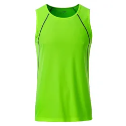 Funktions-Tanktop "JN494" - M - bright-green/black