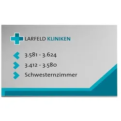 MADRID Silver Line Wegweiser zur Direktbeschriftung 125 x 125 cm
