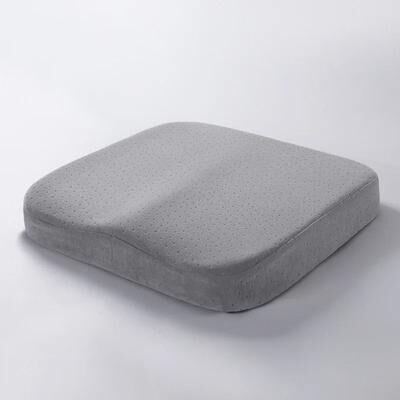 Uplift Essentials Ergonomic Memory Foam Seat Cushion gray