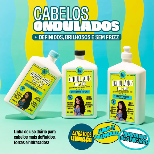 Lola Cosmetics Ondulados Lola Inc. Champô 500ml