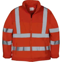Softshellwarnjacken EN 20471 neonorange - 490960GR.S - neonorange