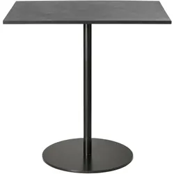 Mater Mater Cafe Tisch, 60 x 70 cm, coffee waste black
