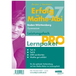 Erfolg im Mathe-Abi 2027 Lernpaket Leistungsfach 'Pro' Baden-Württemberg Gymnasium, Schulbücher von Robert Neumann, Helmut Gruber, Stefan Rosner
