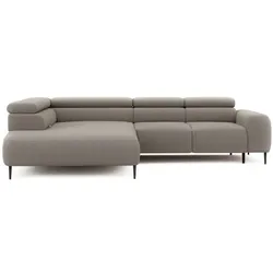 Ecksofa Naldo Stoff Fossil