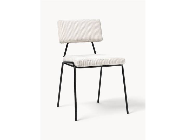 Polsterstühle Mats aus Cord, 2er-Set
