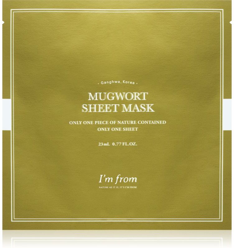 I'm from Mugwort soothing sheet mask for sensitive skin 23 ml