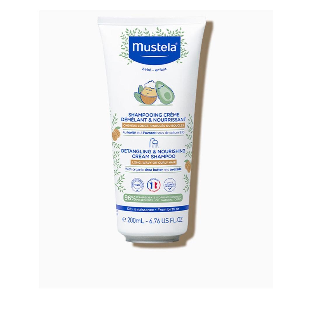 Mustela Baby-Pflegeshampoo zur leichteren Kämmbarkeit (Flüssiges Shampoo, 200 ml) (1149739)
