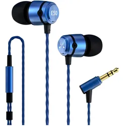 SoundMagic E50 Kopfhörer (Keine Geräuschunterdrückung, Kabelgebunden), Kopfhörer, Blau