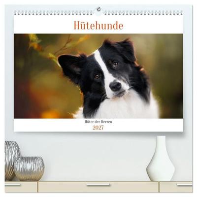 Hütehunde - Hüter der Herzen (hochwertiger Premium Wandkalender 2027 DIN A2 quer), Kunstdruck in Hochglanz