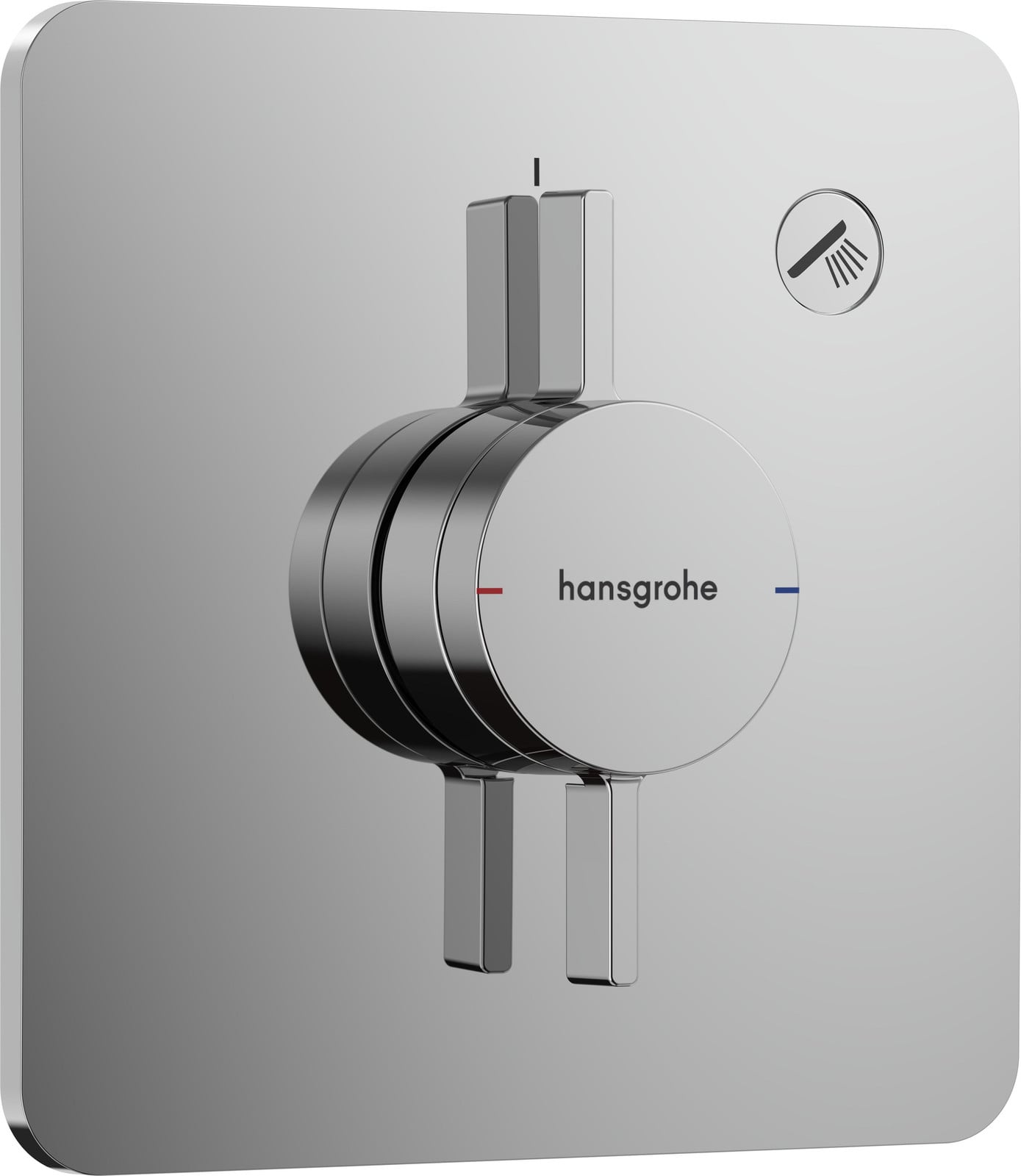 Hansgrohe DuoTurn Q inbouwcombinatie, chroom, voor 1 uitloop