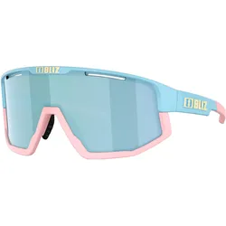 Bliz, Unisex, Sportbrille, Fusion Small (Matt Pastel Blue, Pastell blue, Smoke Ice Blue), Blau