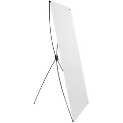 X-Banner Classic 80 cm | 180 cm, Aluminium, schwarz