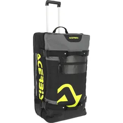 Acerbis X-Trip Logo, Ausrüstungstasche - Schwarz/Grau/Neon-Gelb - 105 L
