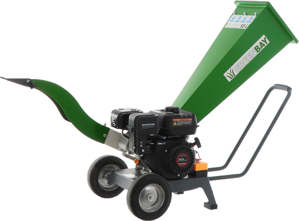GreenBay GB-WRC 50 L - Broyeur de branches thermique - Moteur à essence 7 CV