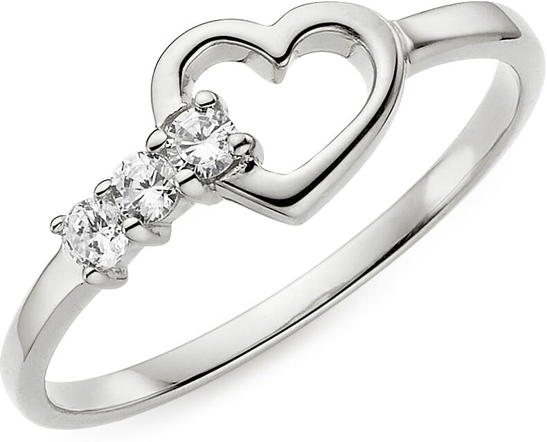 Aniston JEWELRY & WATCHES "Schmuck Geschenk Silbering mit Herzchen" mit Zirkonia (synth.)