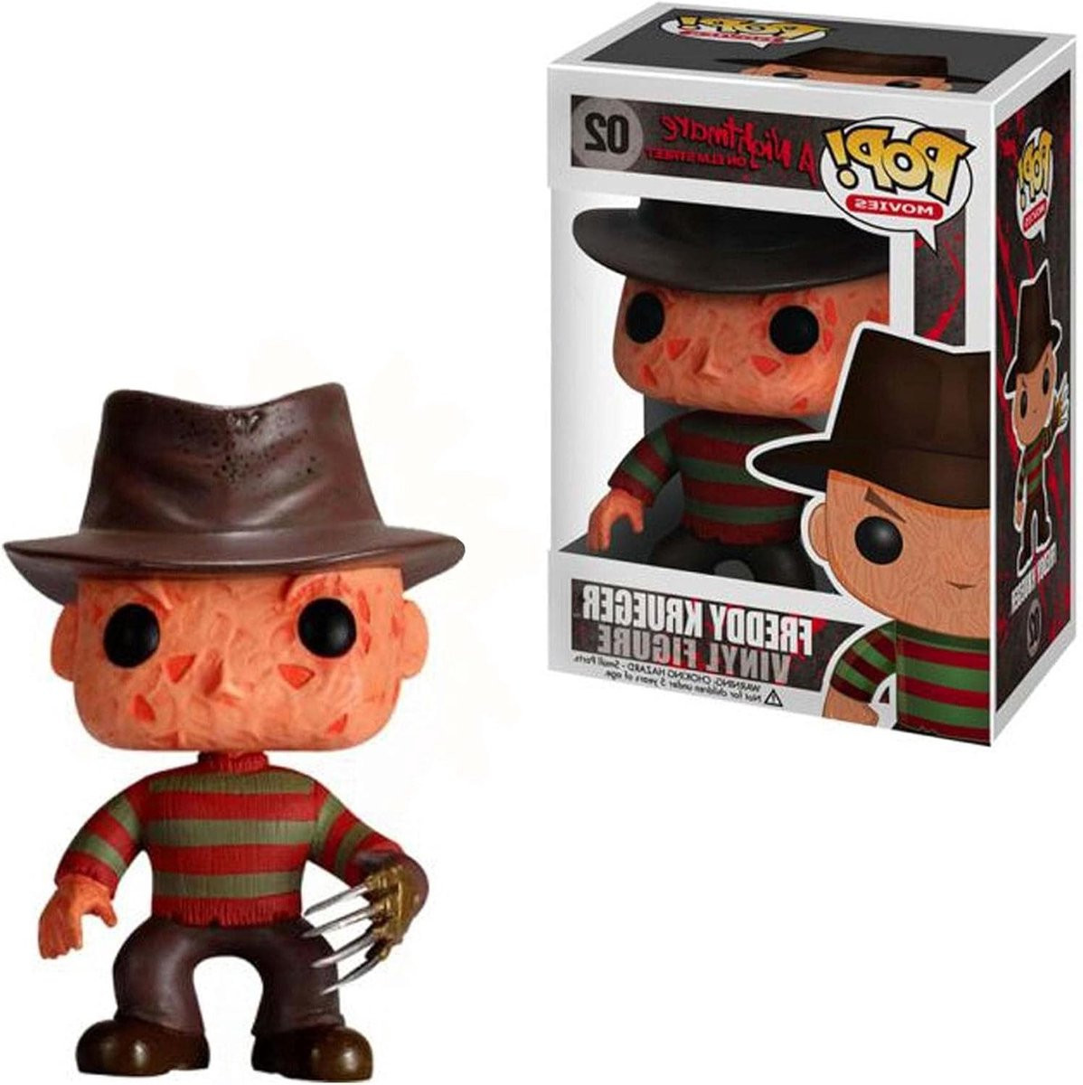 Zwart verzamelbeeldje horror figuur van duurzaam vinyl, Hoogte: 9.5 cm