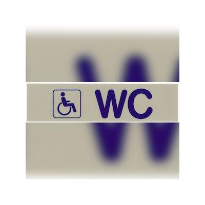 Contacto Schild BEHINDERTEN WC (Symbol)