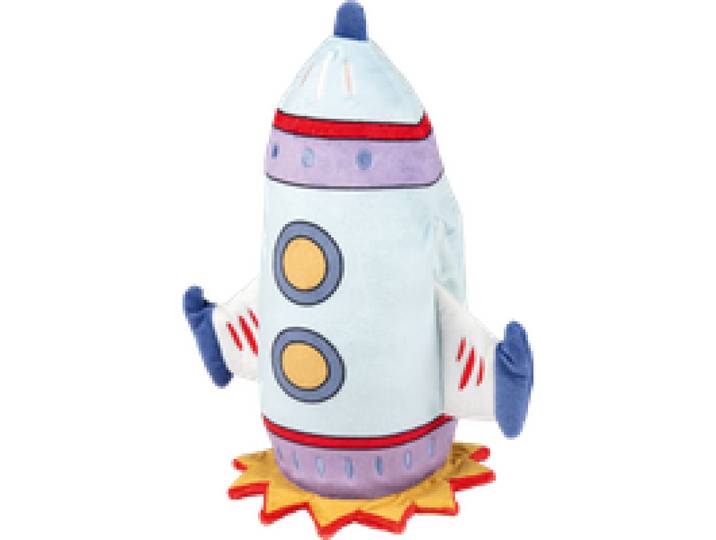 PLAYTIVE Peluche avec veilleuse LED (fusée)
