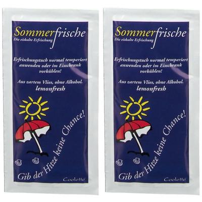 Sommerfrische lemonfresh Erfrischungstuch 2x 2x10 St Tücher