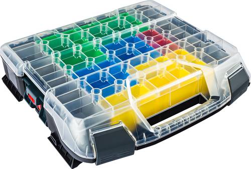 Sortimo W-BOXX 102 6100000371 Werkzeugkasten unbestückt Schwarz, Transparent