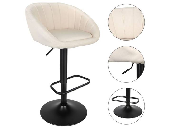 KEDIA Lot de 2 Chaises de Salle à Manger Chaises Relaxantes en Velours pour Salon Salle de séjour Cuisine blanc cassé