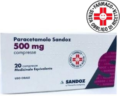 SANDOZ SpA PARACETAMOLO SAND*20CPR 500MG