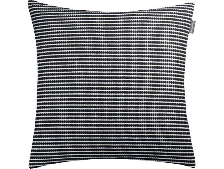 Dekokissen MUSTERRING Bricks Gr. 1, schwarz-weiss (smoke, anthrazit, schwarz, gestreift), B:45cm L:45cm, Baumwolle, Polyester, Dekokissen_Sitzkissen_Kissenhüllen, Dekokissen