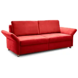 Schlafsofa Multiflex Stoff Cherry 180 cm