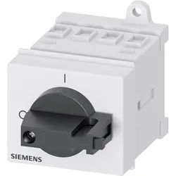 Siemens Hauptschalter 16A 3p IP44 Einb Wart/Rep 3LD2030-0TK11, Schalter + Taster, Schwarz