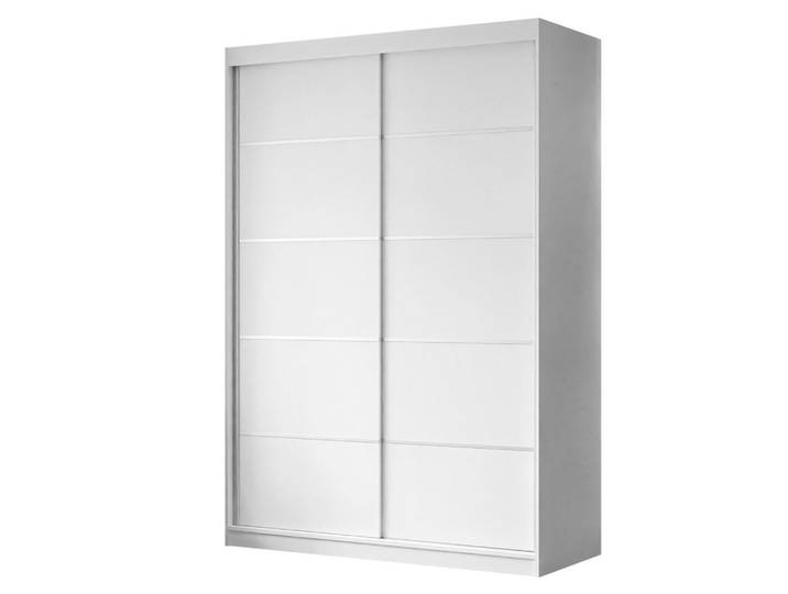 KLEIDERSCHRANK CAMARO PLUS 150 cm Schiebetürenschrank Weiß