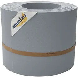 zaun zu® Sichtschutzstreifen PP Sichtschutzstreifen Doppelstabzaun Fenstergrau,10x 2,55m