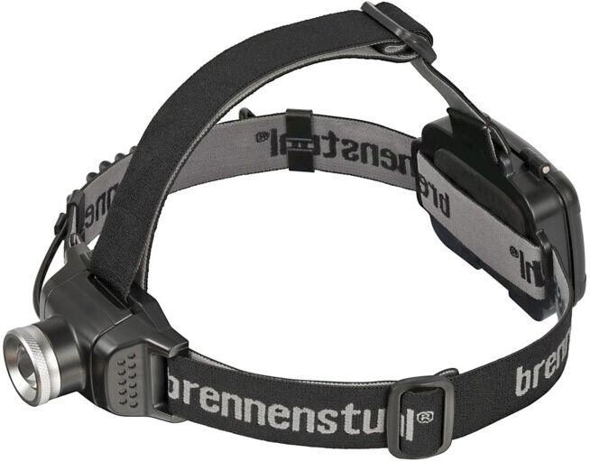 Brennenstuhl Lampe frontale LED LuxPremium 200 lumen (IP44, lumière arrière, portée 100m, plusieurs fonctions, autonomie 16h), Noir (1178780)