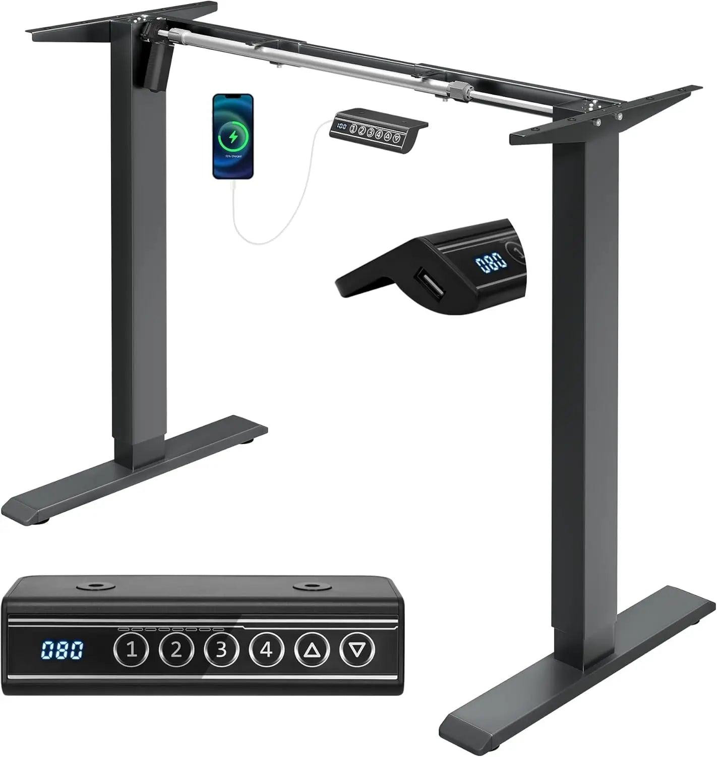 Selius Elektrisch Verstelbaar Zit-Sta Bureau Frame