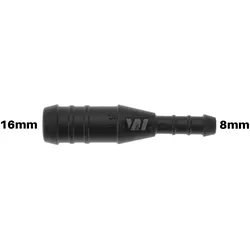 WamSter® I Schlauchverbinder Pipe Connector reduziert 16mm 8mm Durchmesser