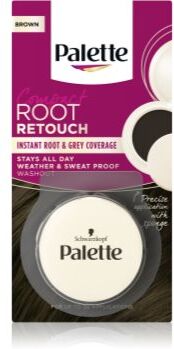 Schwarzkopf Palette Compact Root Retouch corretor capilar de cabelo grisalho e sem tom com efeito de pó tom Brown 3 g. Palette Compact Root Retouch