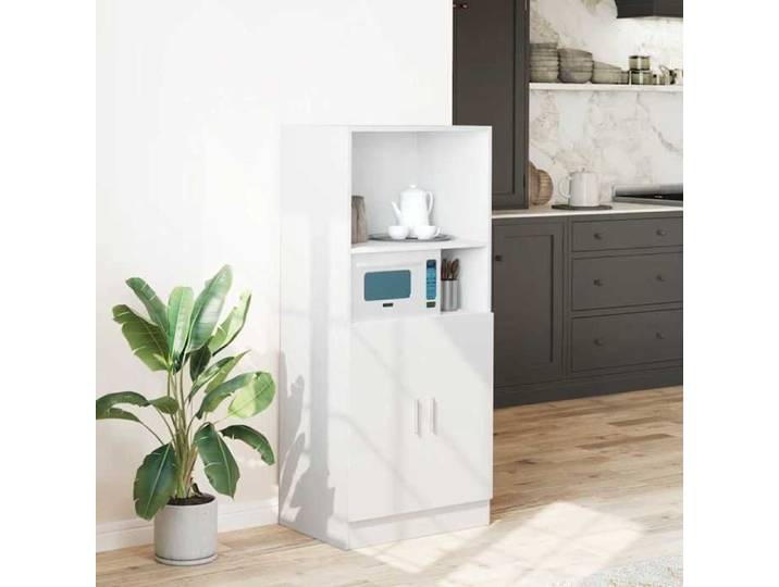 SALE ELEMENTS Cuisine - Armoire de cuisine - Meuble Colonne Meuble Haut de cuisne blanc 57x41 5x131 5 cm bois d'ingénierie