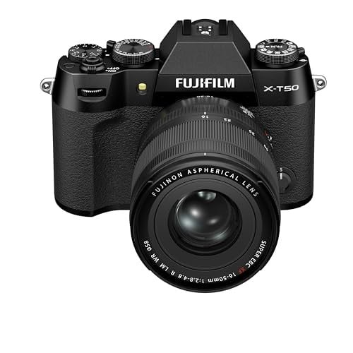 Fujifilm X-T50 Zwart met XF 16-50mm f/2.8-4.8 R LM WR lens
