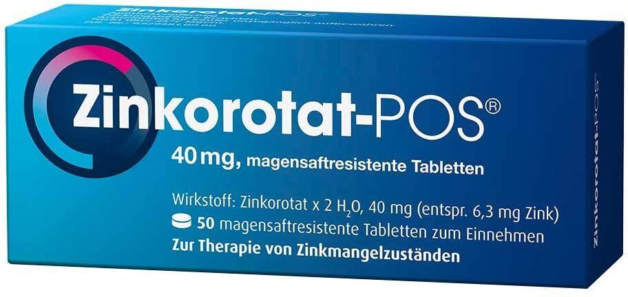 Zinkorotat-POS® Filmtabletten 50 St 50 St Filmtabletten