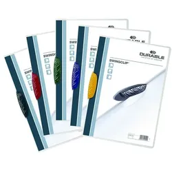 Durable Klemmhefter »SWINGCLIP« 25 Stück farbsortiert transparent