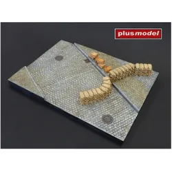 Plus Model Display base – Cobblestone street with sidewalk
