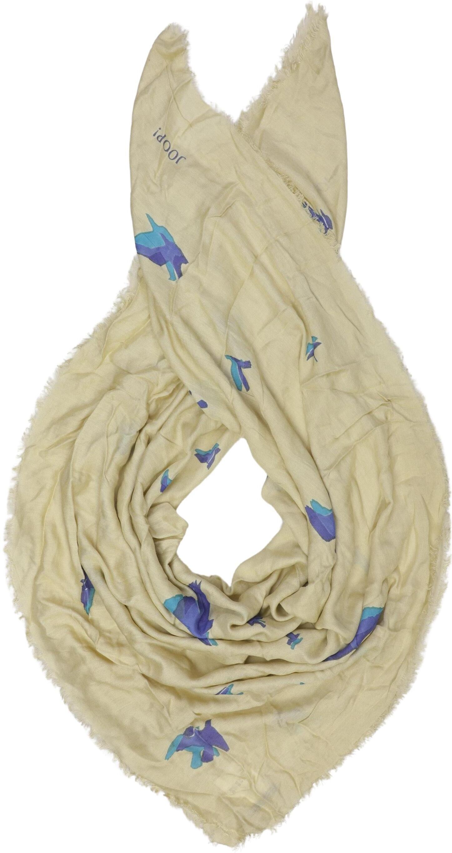 JOOP! Damen Schal oder Tuch, Cremeweiß, Viskose - Second Hand