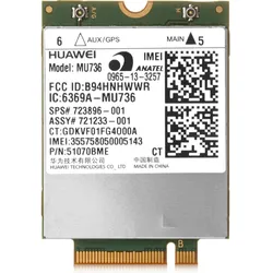 HP hs3110 HSPA+ Mobile Broadband Module (Mini PCI Express), Netzwerkkarte, Grün