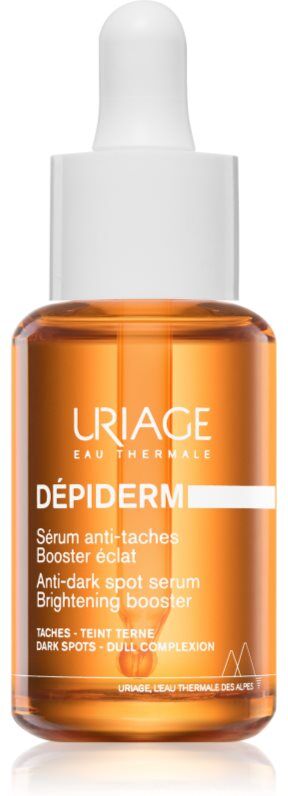 Uriage Dépiderm Anti-Dark Spot Brightening Booster Serum aufhellendes Korrektur Serum gegen Pigmentflecken zur Verjüngung der Gesichtshaut 30 ml