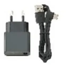 SIGOR USB-C L Ladekabel inkl Netzteil 120 cm, schwarz SIG-4590501