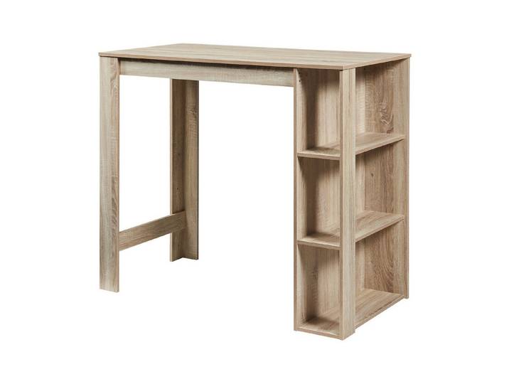 en.casa Bartisch, »Danderyd« 120x60x106 cm mit 3 Ablagefächern Eicheoptik