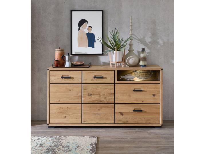 Beleuchtetes Sideboard 170cm Braun
